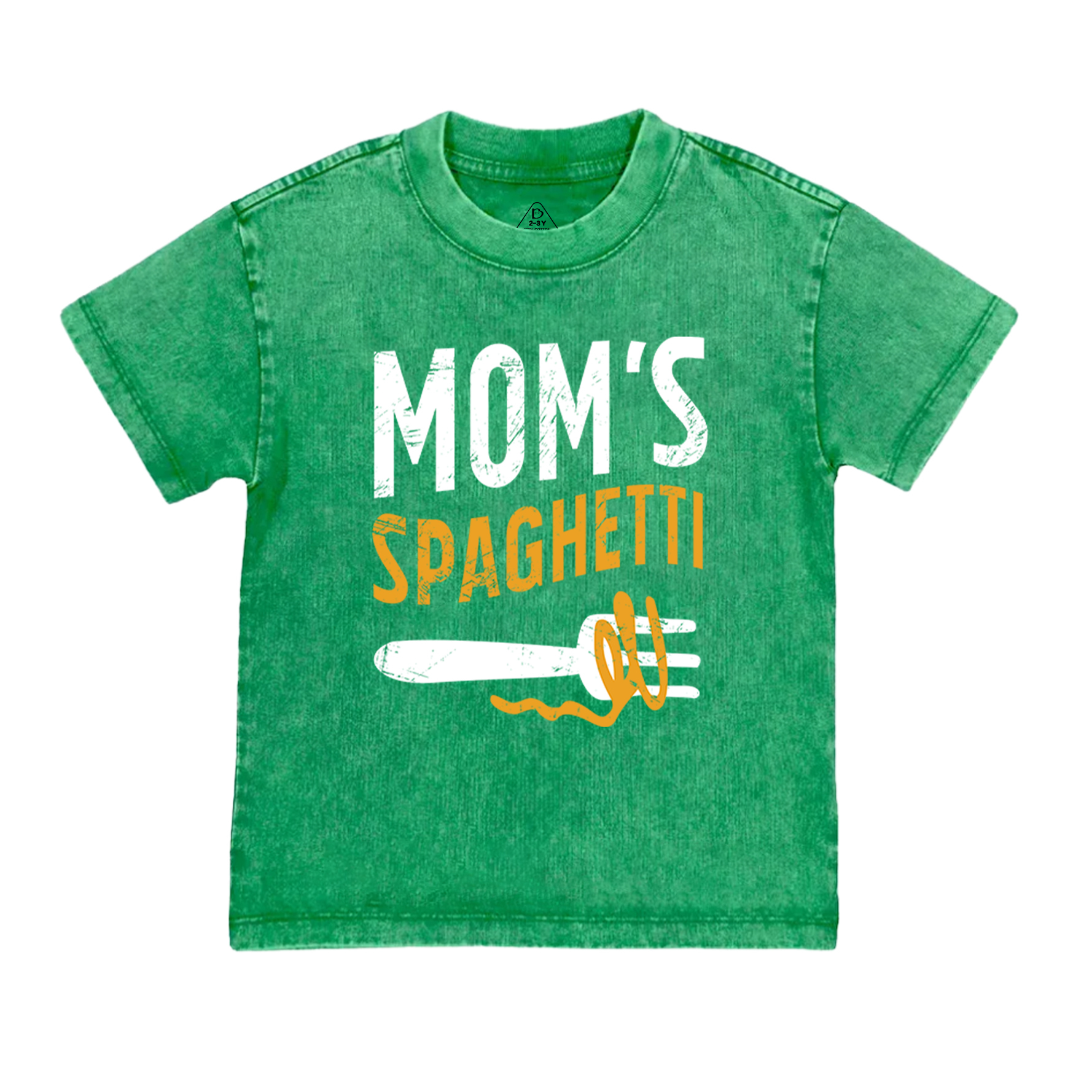 Mom's Spaghetti Toddler&Kids Washed Tees