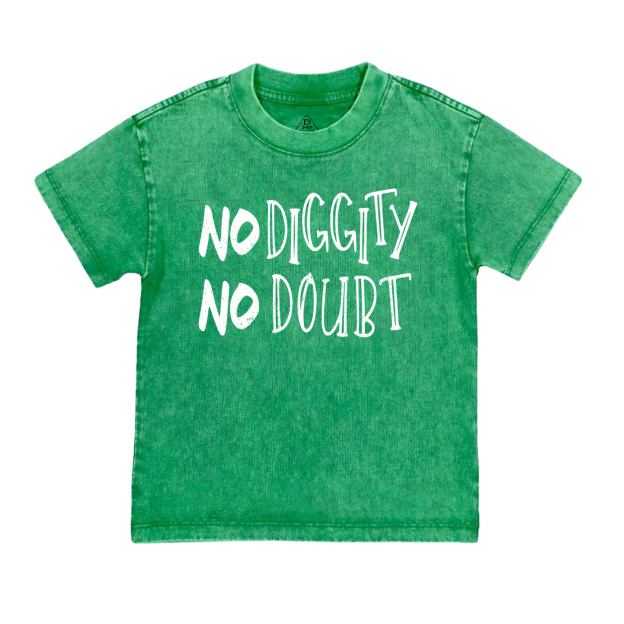 No Diggity Hip Hop Toddler&Kids Washed Tees          
