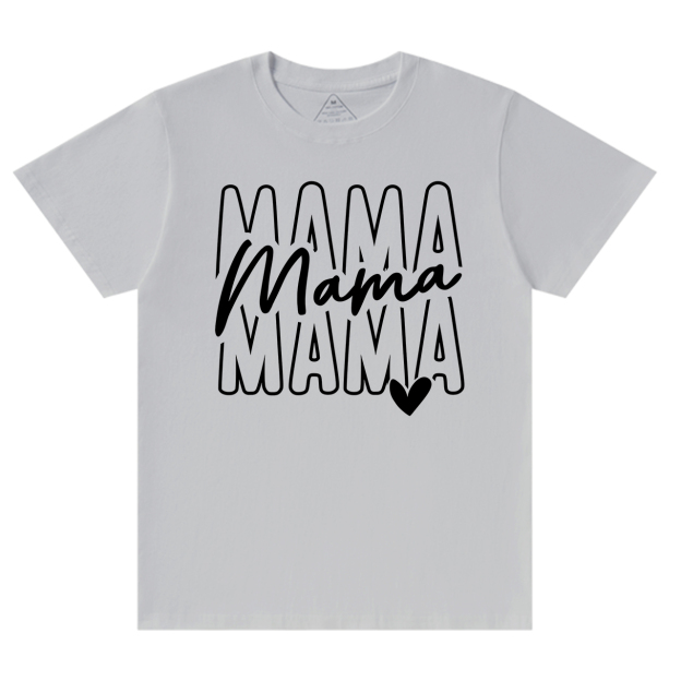 Retro Stacked Mama Shirt