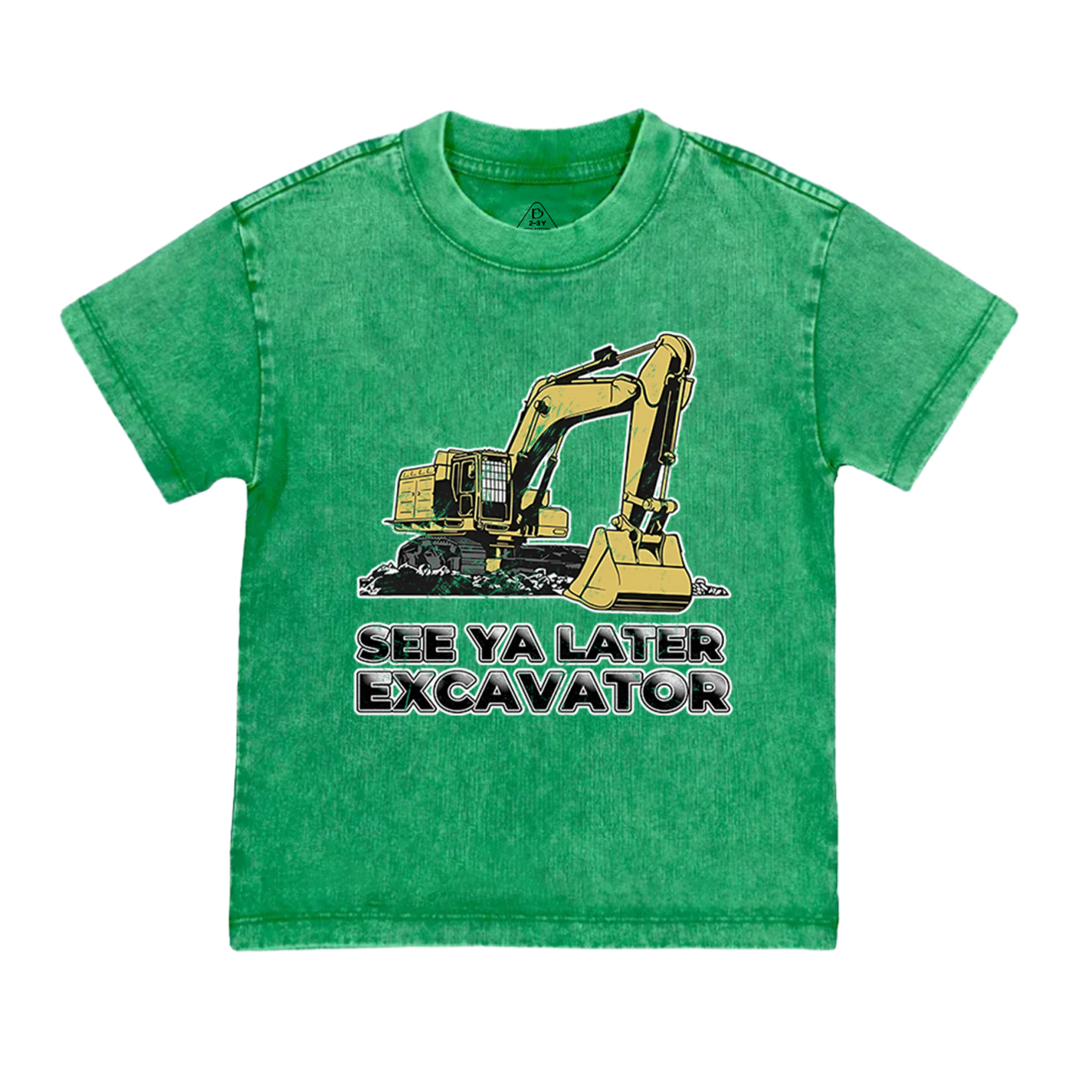 See Ya Later Excavator Toddler&Kids Washed Tees    
