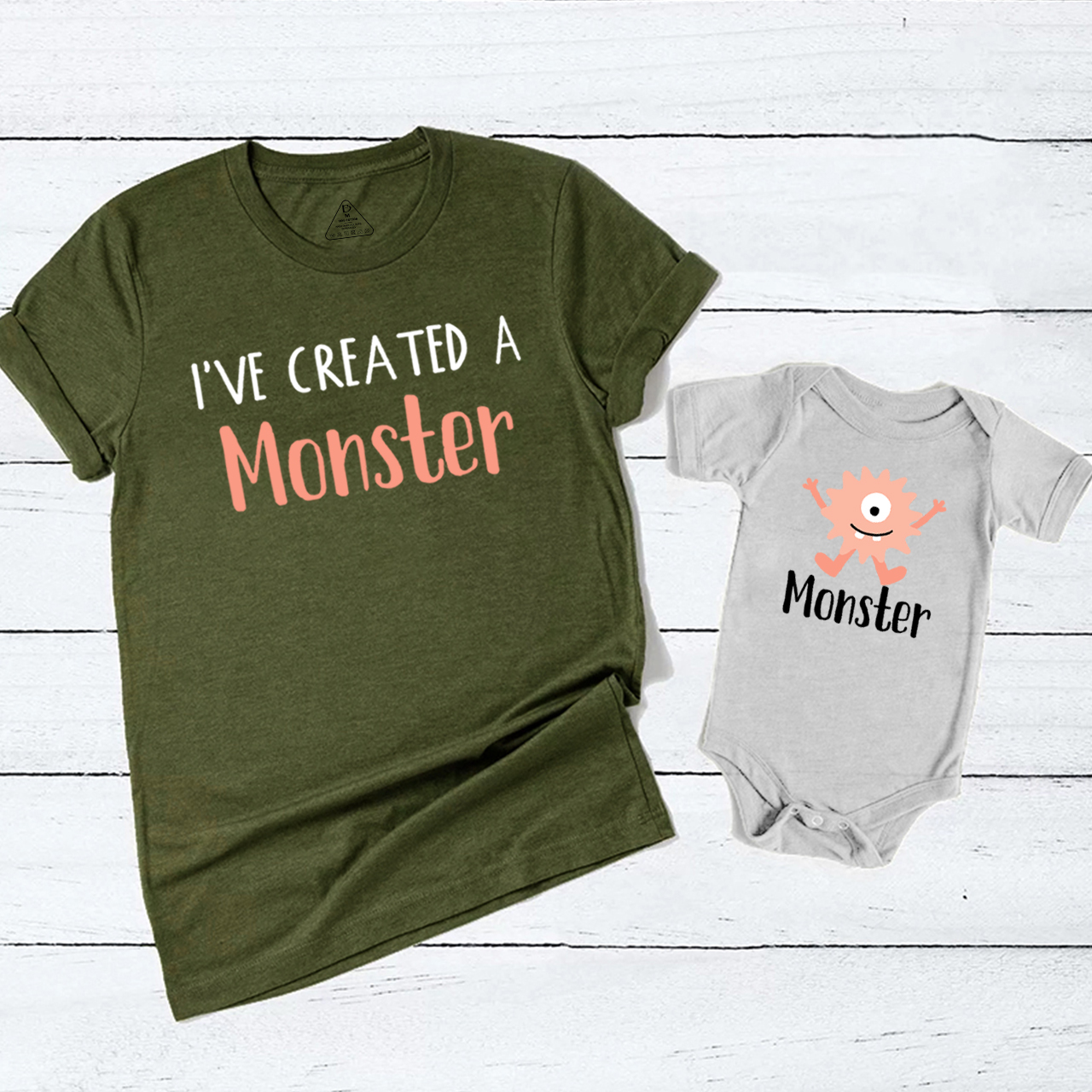 I've Created A Monster Mom&Me Matching Tees