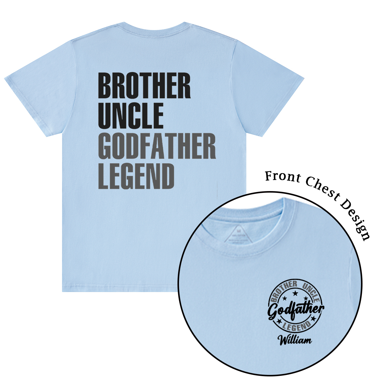 Personalized Godfather Name T-shirt