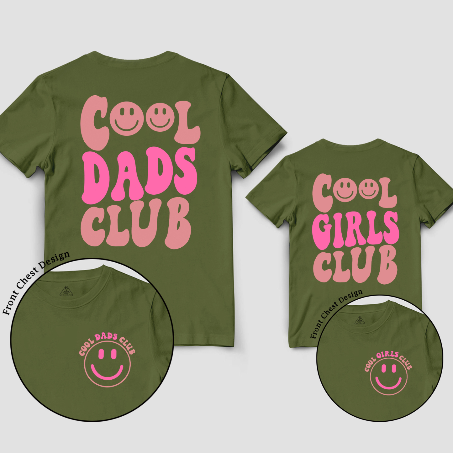 Cool Girls Club Dad&Me Matching Shirts