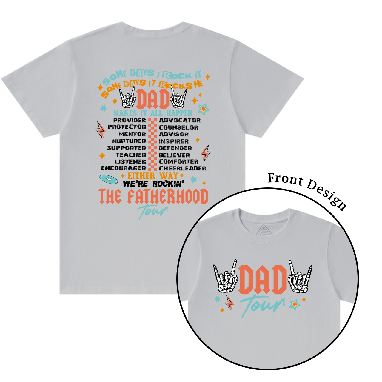 Fatherhood Tour Dad T-shirt
