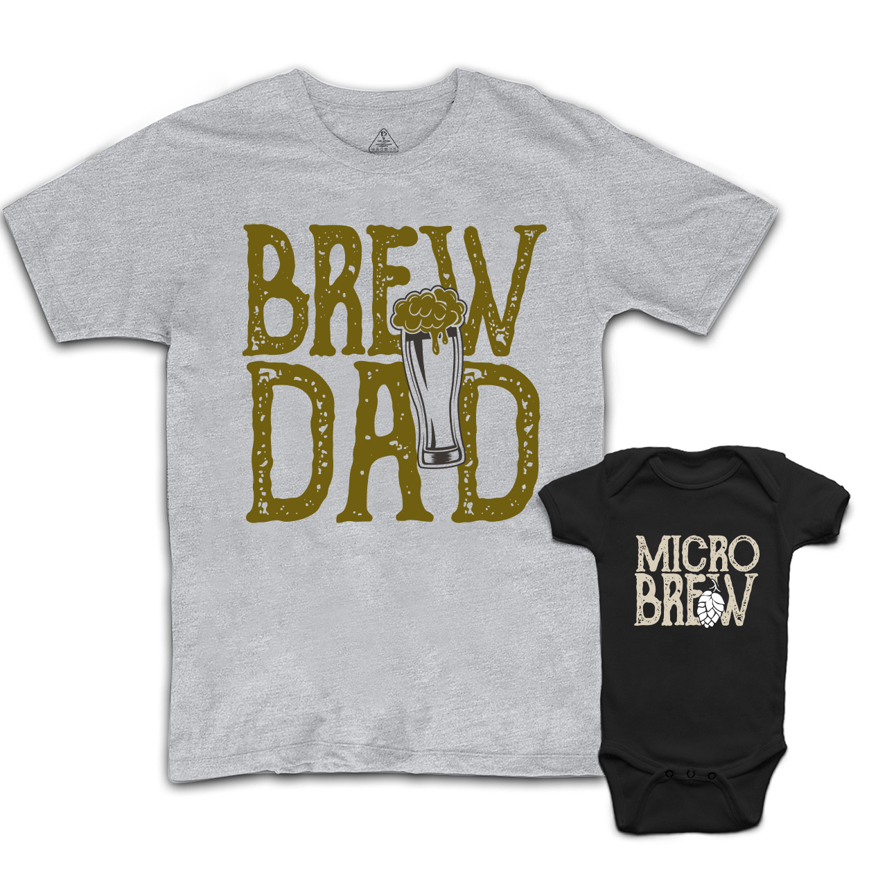 Brew Dad Micro Brew Matching Gift T-Shirts