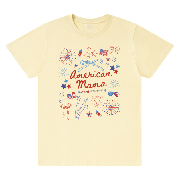 Comfort Colors 4th Of July Mama T-Shirts