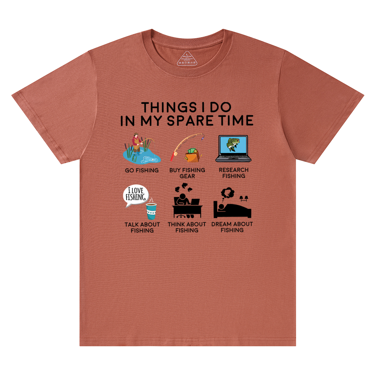 Fishing Things I Do In My Spare Time Dad T-Shirt