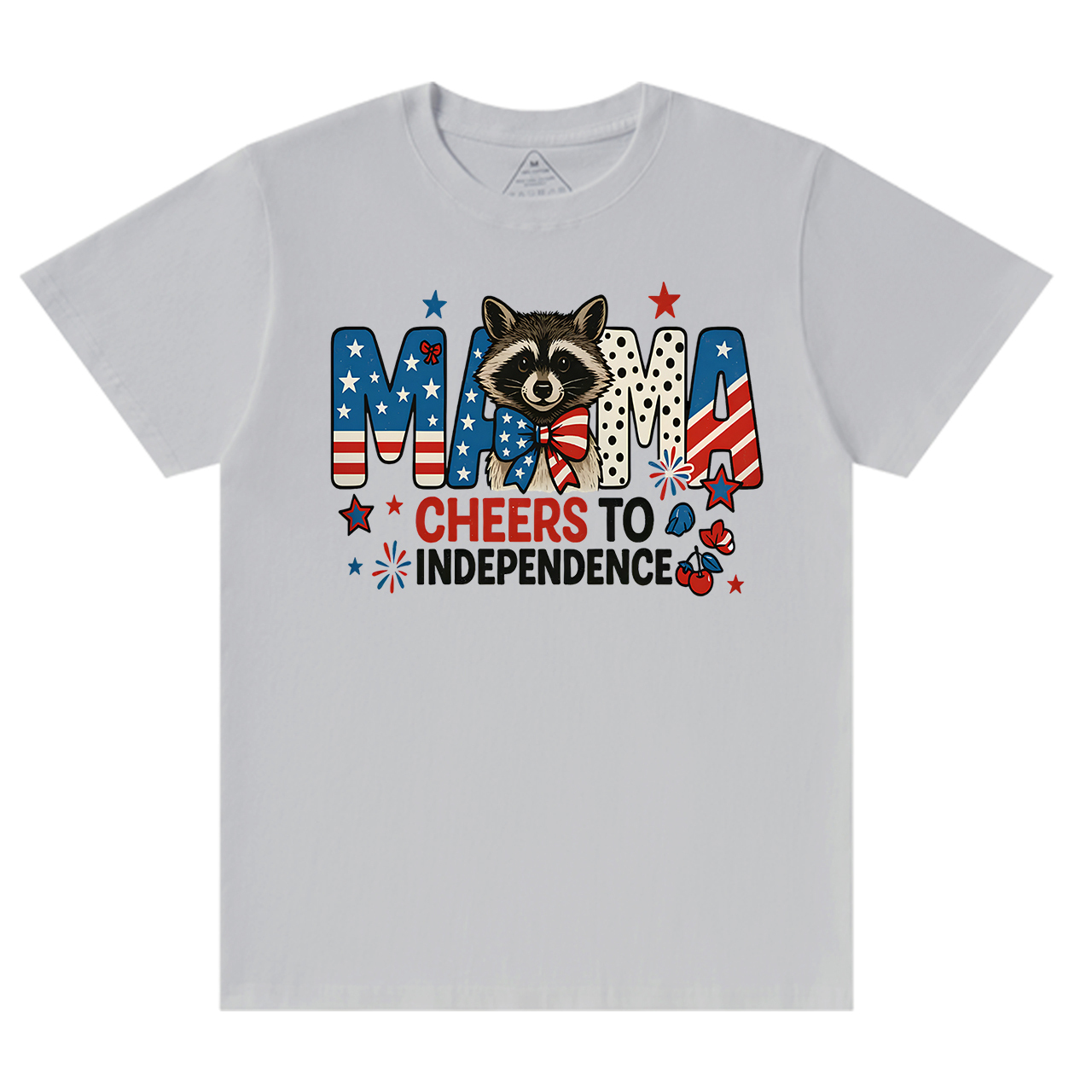 Patriotic Raccoon Mama T-Shirts