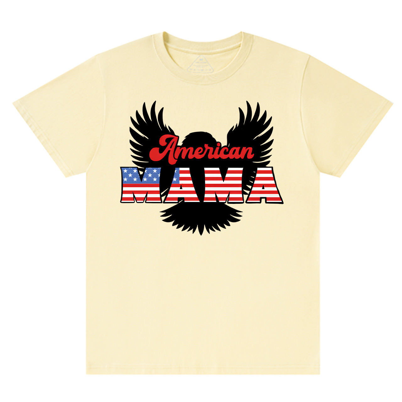 Patriotic Eagle Graphic Mama T-Shirts