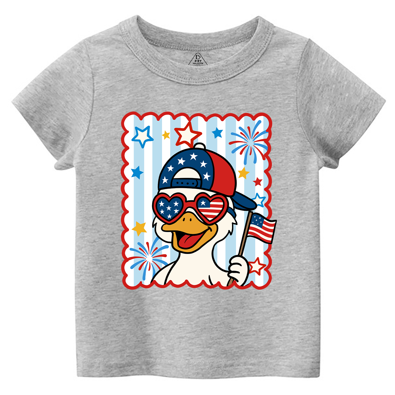 Patriotic Goose Toddler&Kid's Tees Beepumpkin 