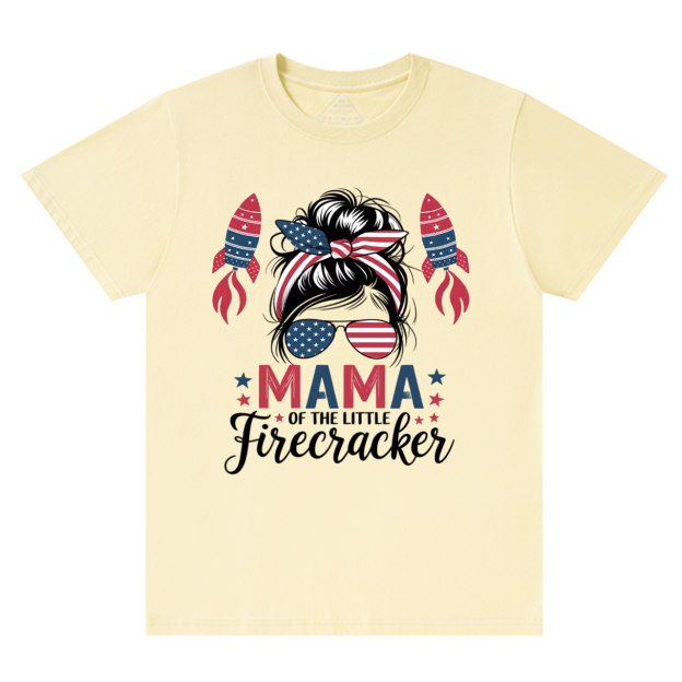 Little Firecracker 4th Of July Mama T-Shirts