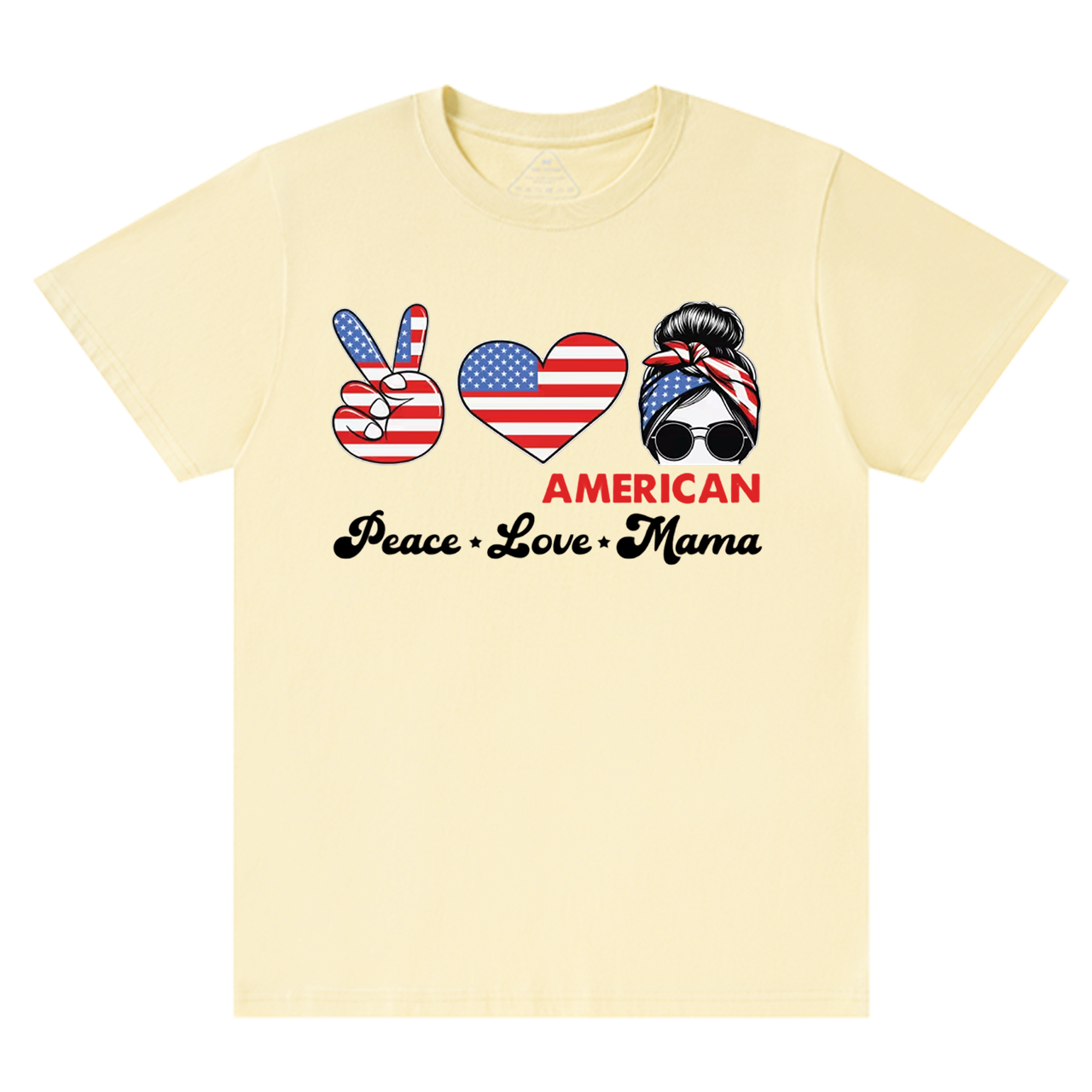 Peace Love American Mama T-Shirts