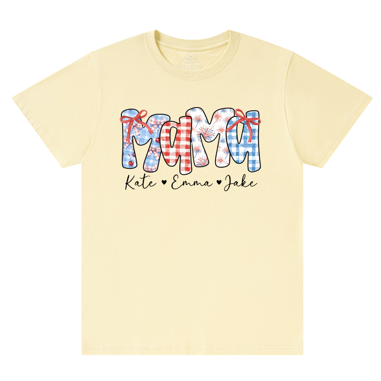 Personalized 4th Of July Mama T-Shirts