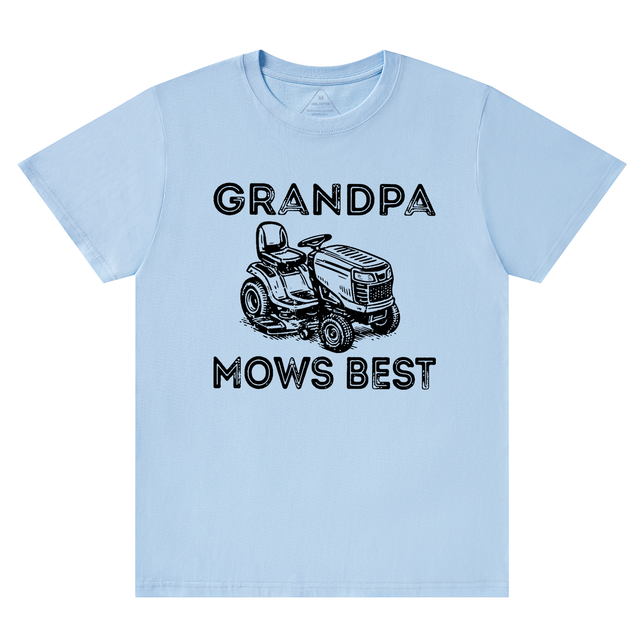 Personalized Grandpa Mows Best T-shirt