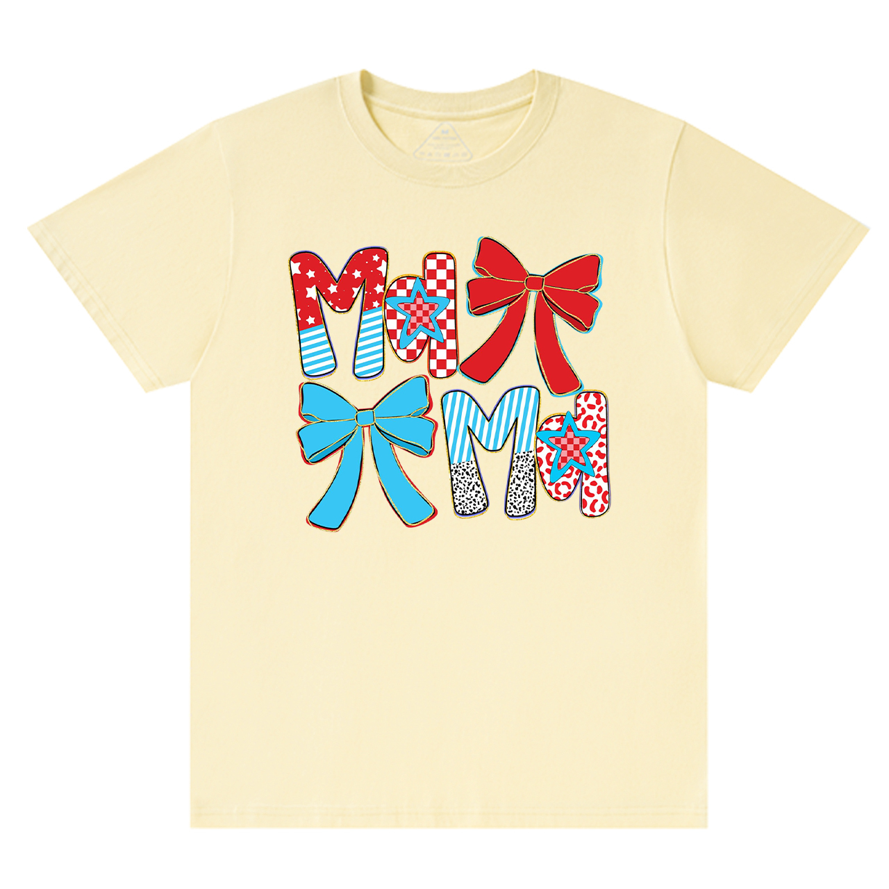 Preppy Patriotic Mama Coquette T-Shirts