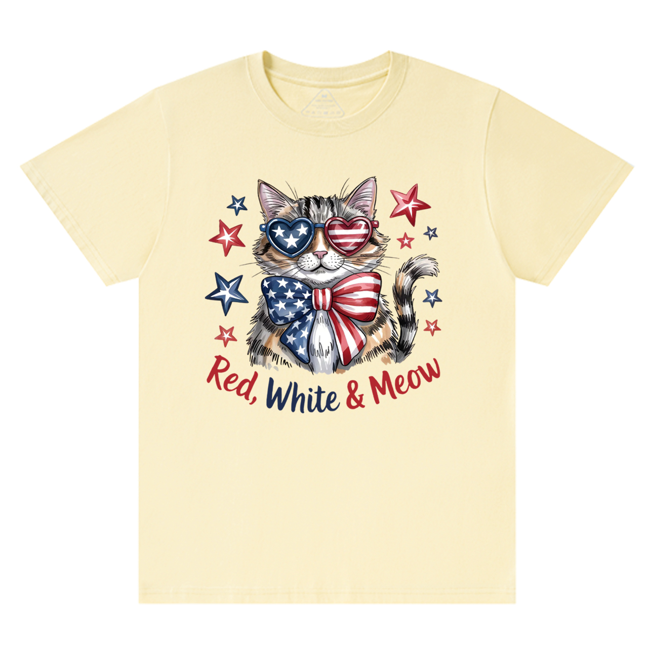 Patriotic Cat Mama T-Shirts