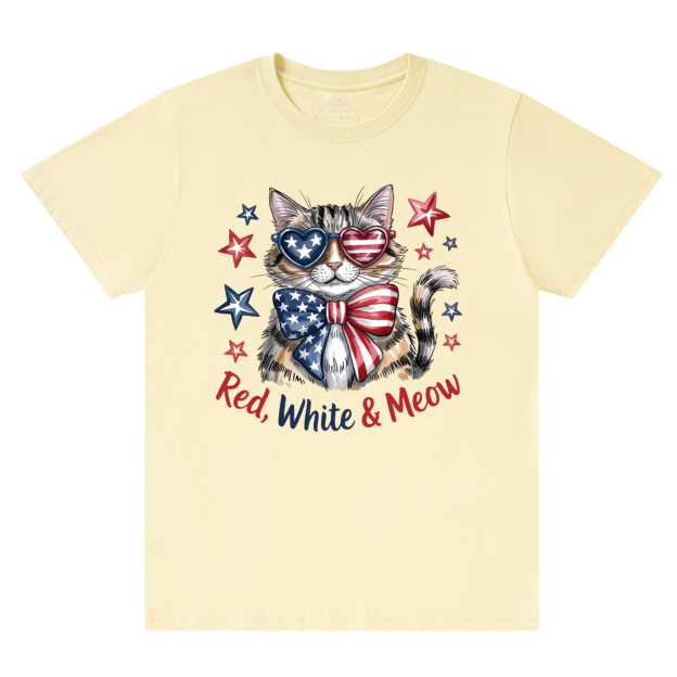 Patriotic Cat Mama T-Shirts