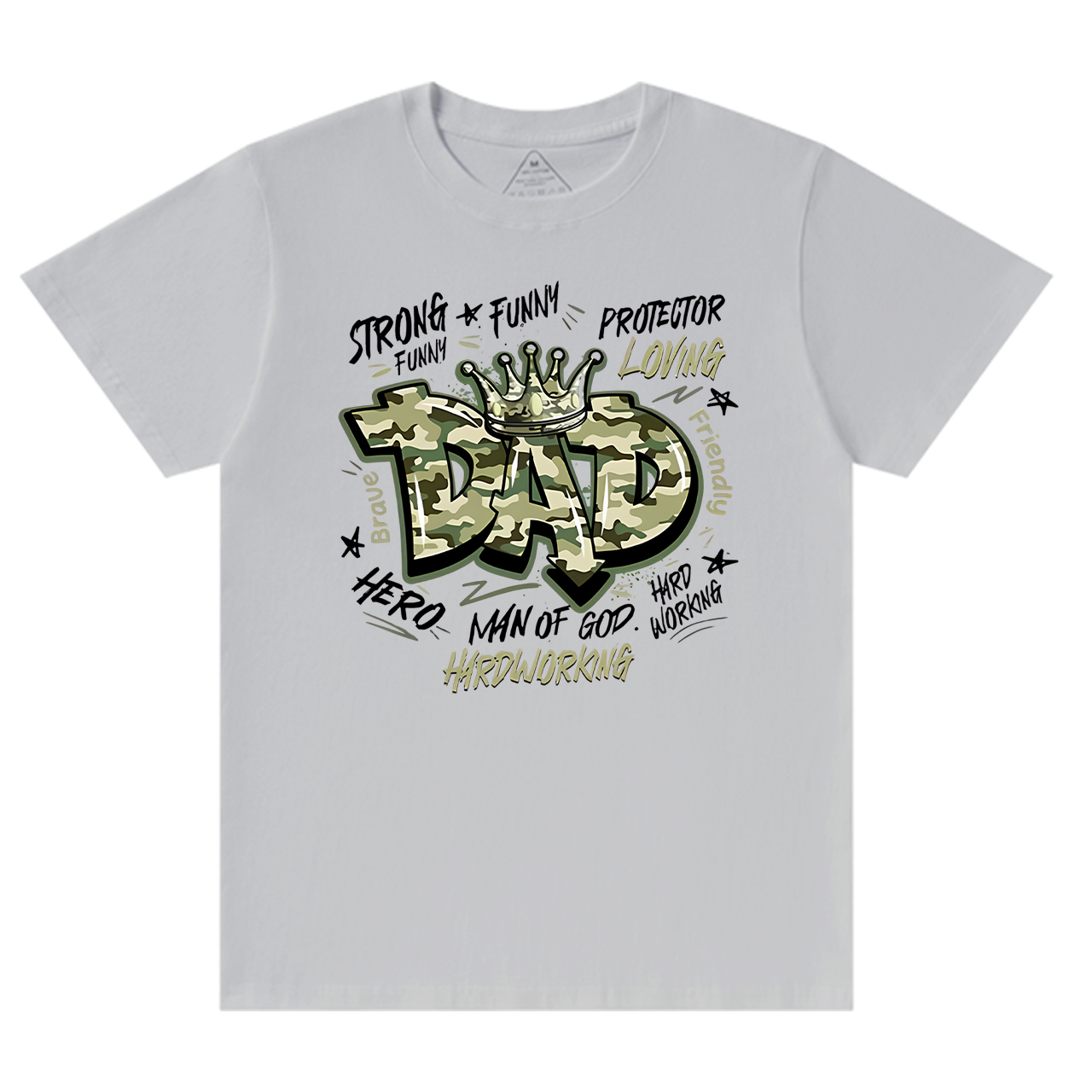 Camouflage Dad T-shirt