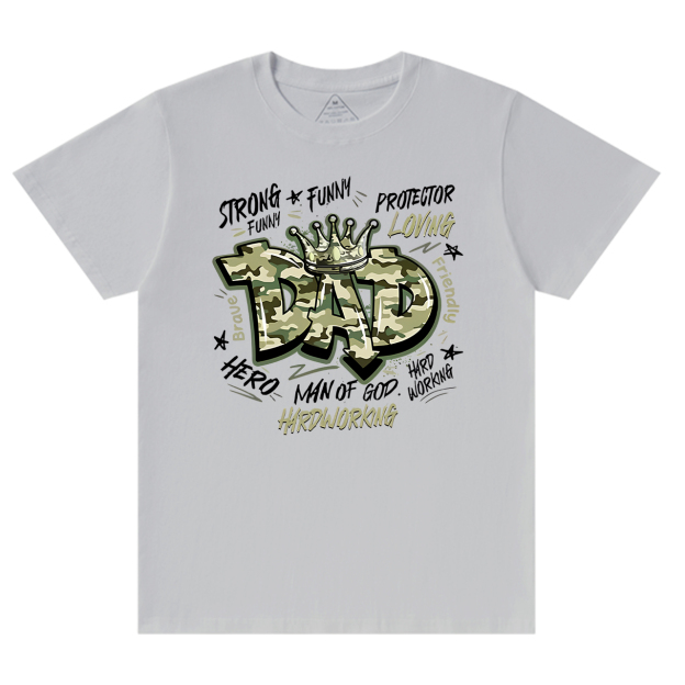 Camouflage Dad T-shirt