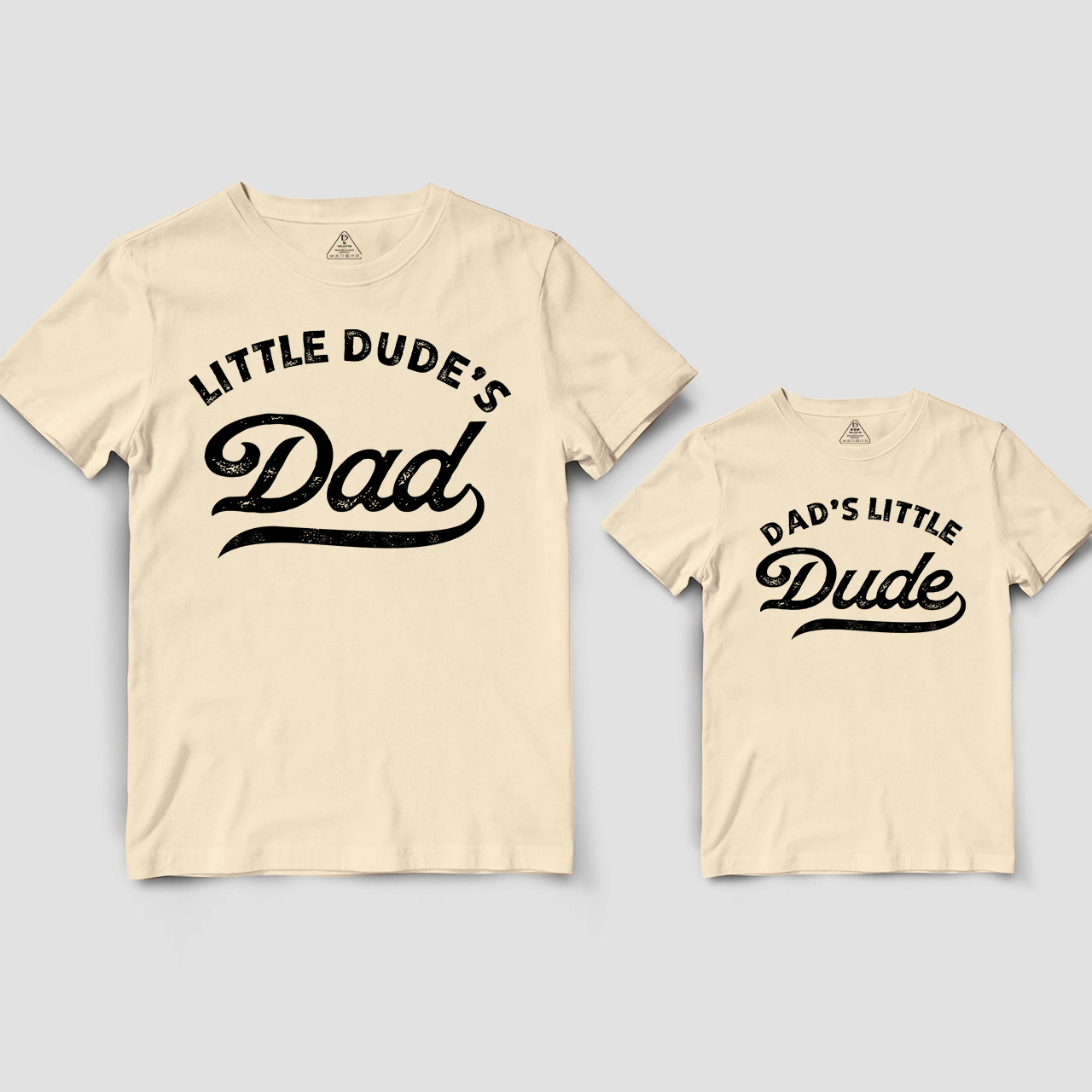 Little Dude's Dad&Dad's Little Dude Matching Tees For Dad&Me