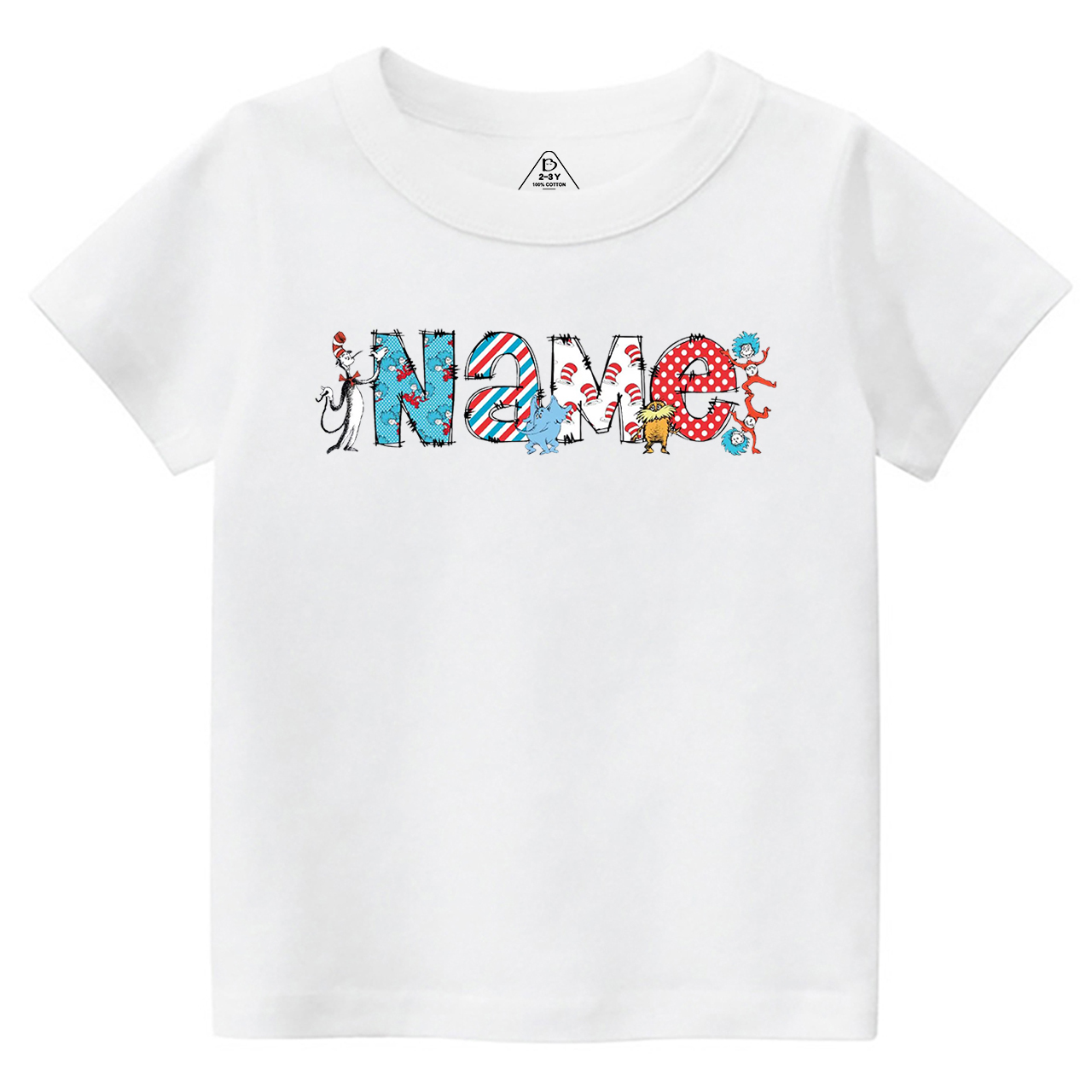 Personalized Name Reading Day Toddler&Kids Tees