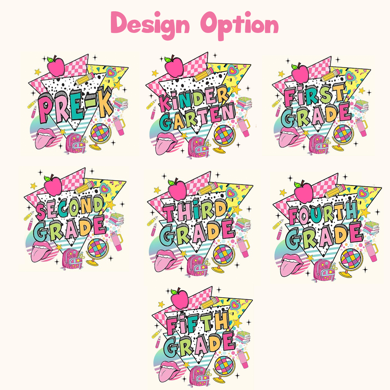 Personalized First Day Of School Toddler&Kids Washed Tees