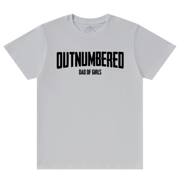 Outnumbered Dad T-shirt