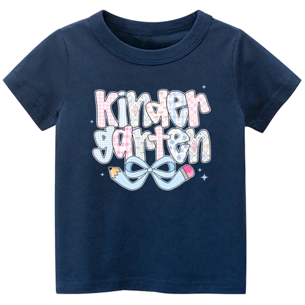 Personalized Pencil bow Grades Toddler&Kid's Tees Beepumpkin