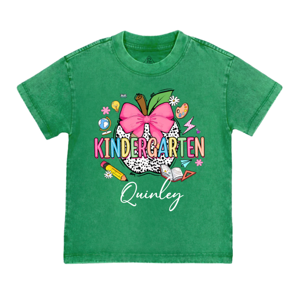 Personalized Grade Gift Pack Toddler&Kids Washed Tees
