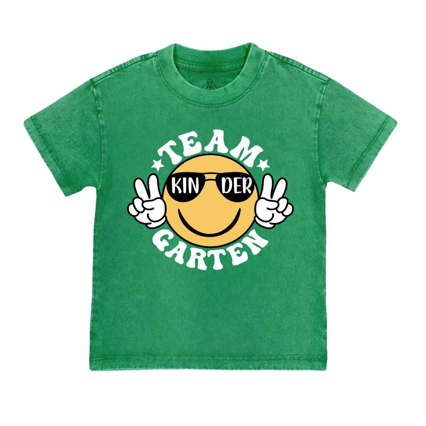 Team Kindergarten Toddler&Kids Washed Tees