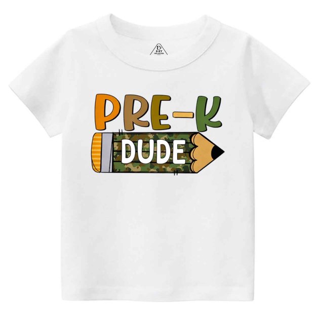 Personalized Retro Back to School Boys Toddler&Kid's Tees Beepumpkin 