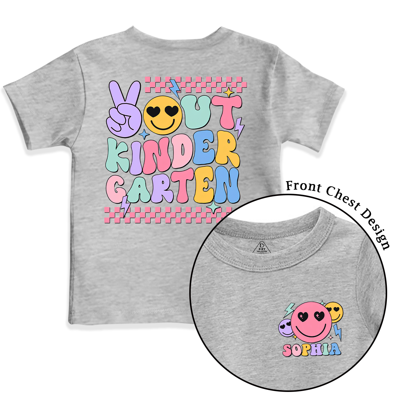 Personalized Kindergarten Graduation Toddler&Kid's Tees Beepumpkin 