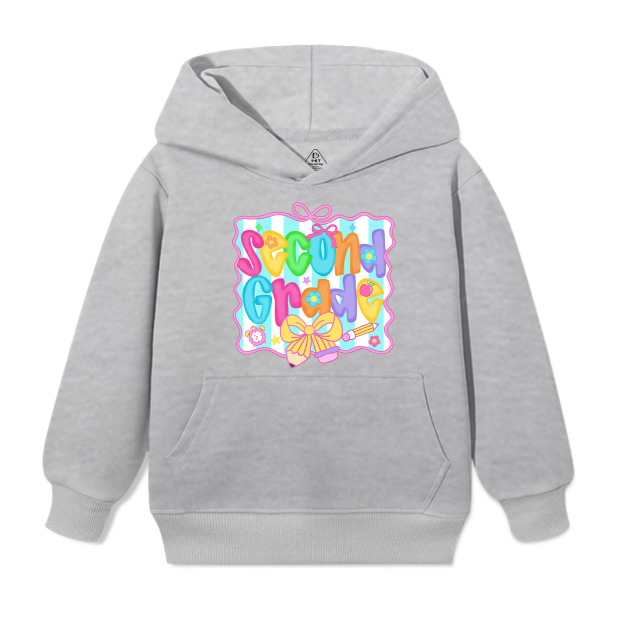 Personalized Preppy Back To School Bundle Kid's Hooded Sweatshirt Beepumpkin