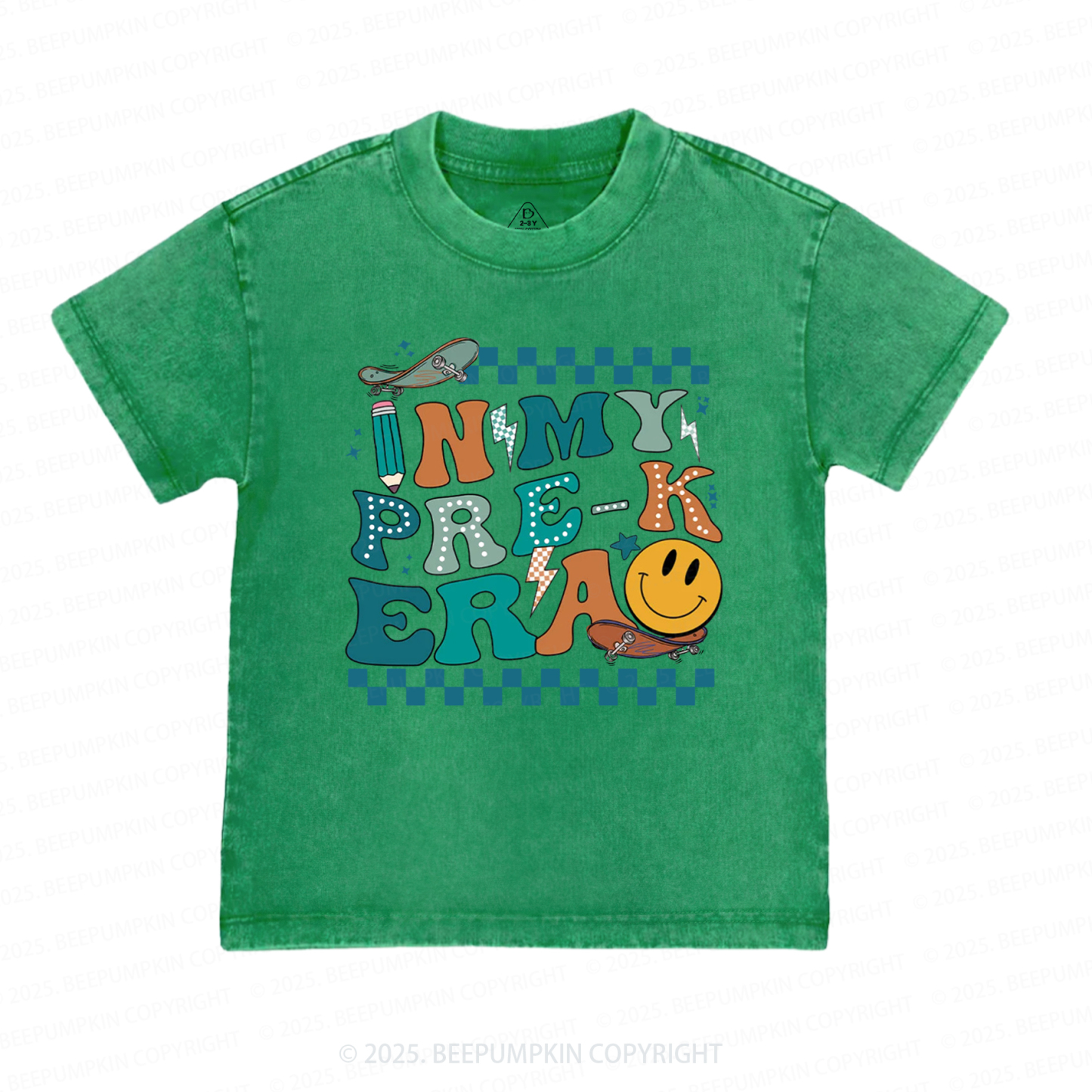 Personalized Back To School For Boys Toddler&Kids Washed Tees
