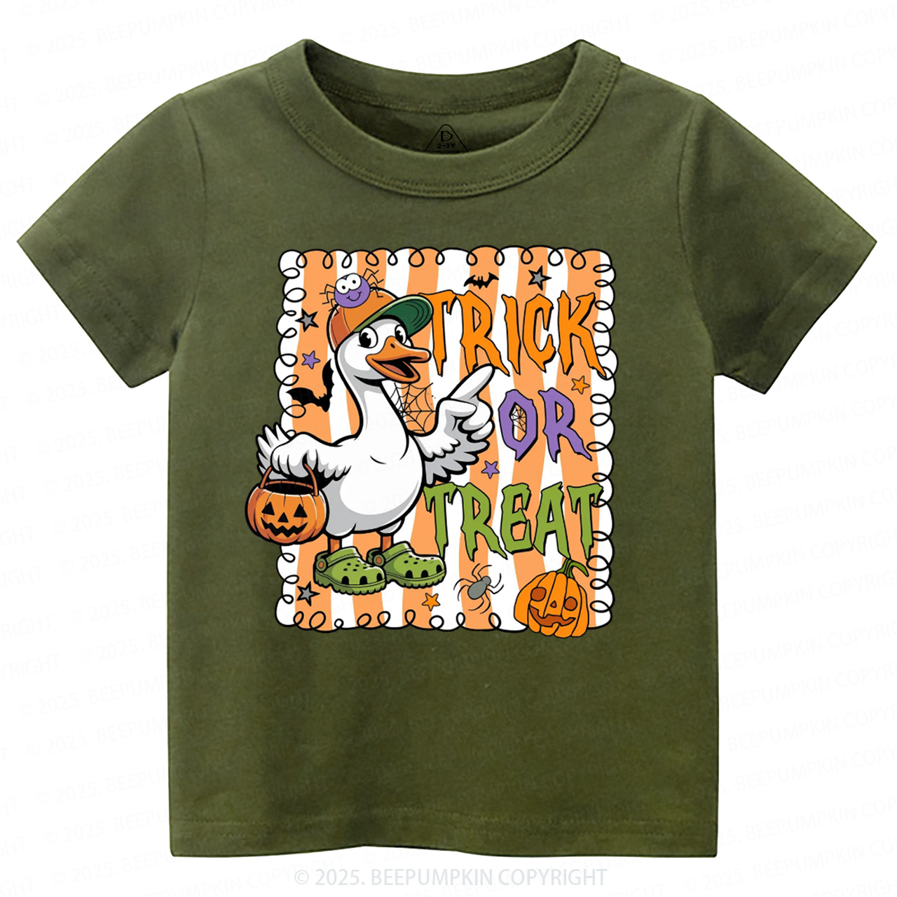 Halloween Goose Trick Or Treat Toddler&Kid's Tees Beepumpkin 