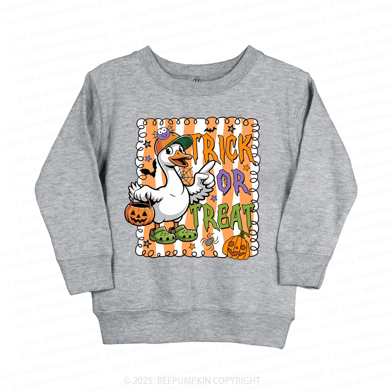 Halloween Goose Trick Or Treat Kid's Sweatshirt
