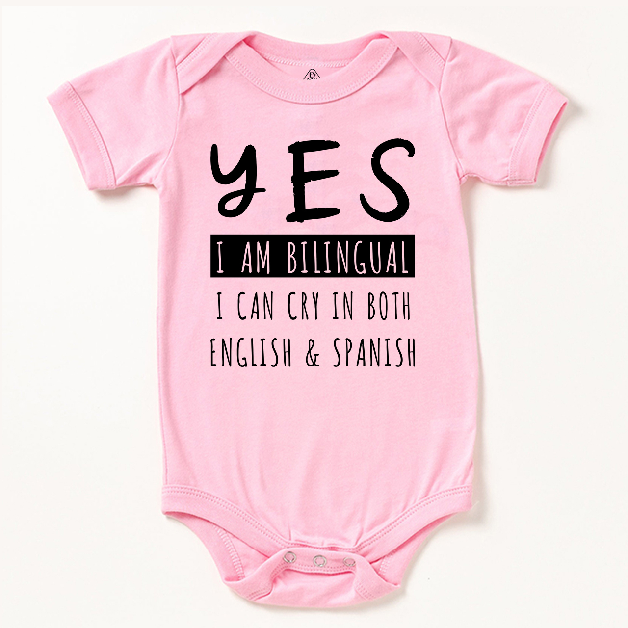 Yes I'm Bilingual I Can Cry In Both English And Spanish Bodysuit Beepumpkin 7