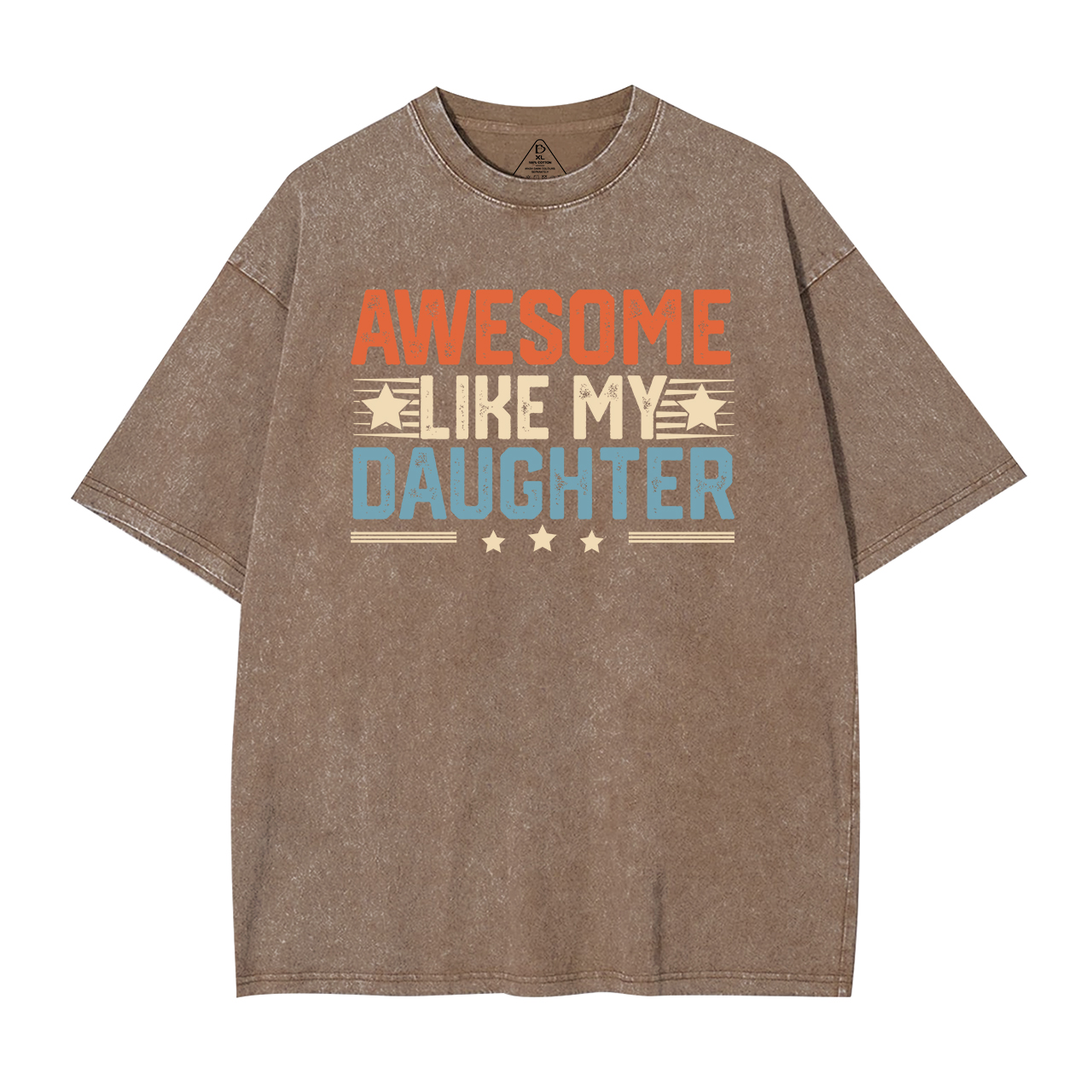 Awesome Like My Daughter DadWashed T-Shirts 