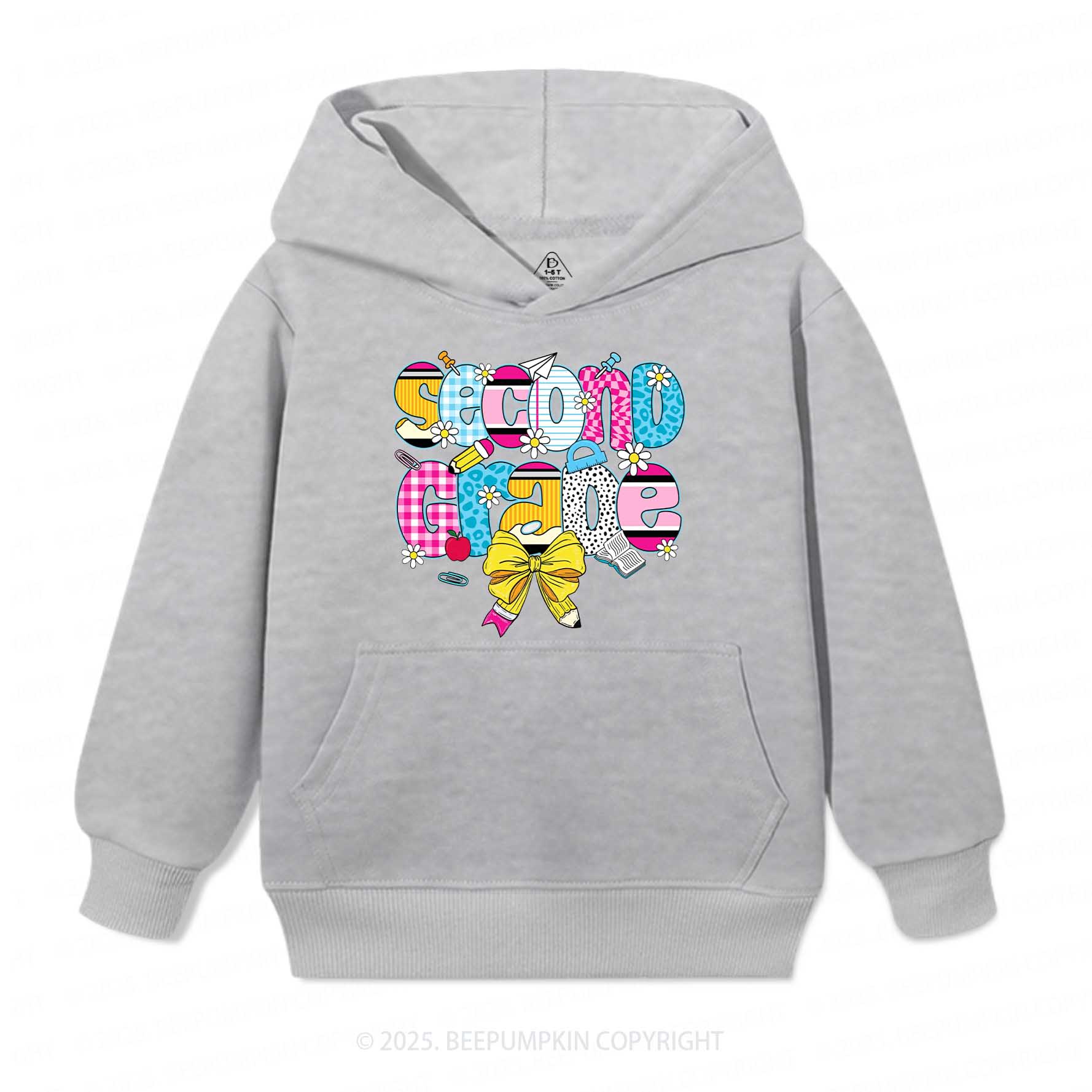 Personalized Checkered Sublimation Kid's Hoodies Beepumpkin