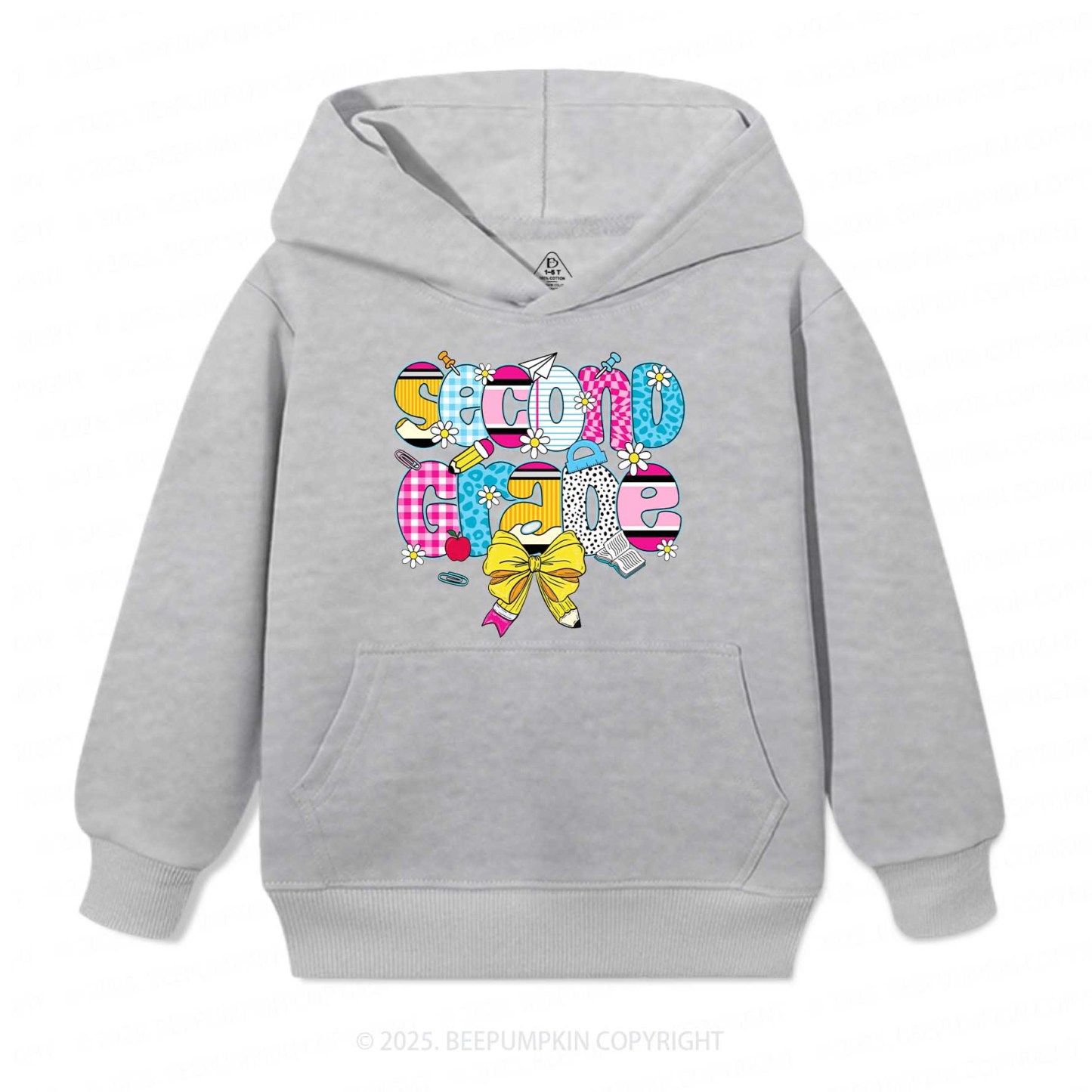 Personalized Checkered Sublimation Kid's Hoodies Beepumpkin