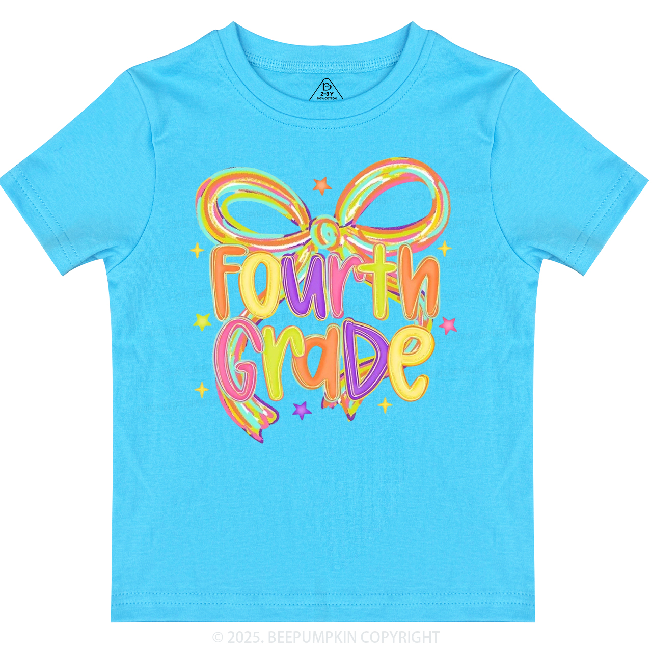 Personalized Girly Bow Sublimation Toddler&Kid's Tees Beepumpkin