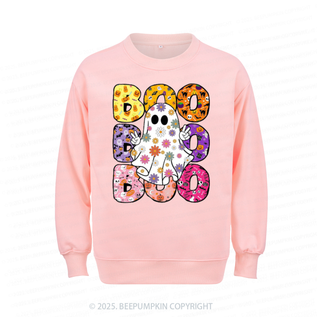 Boo Halloween Sweatshirt Beepumpkin 