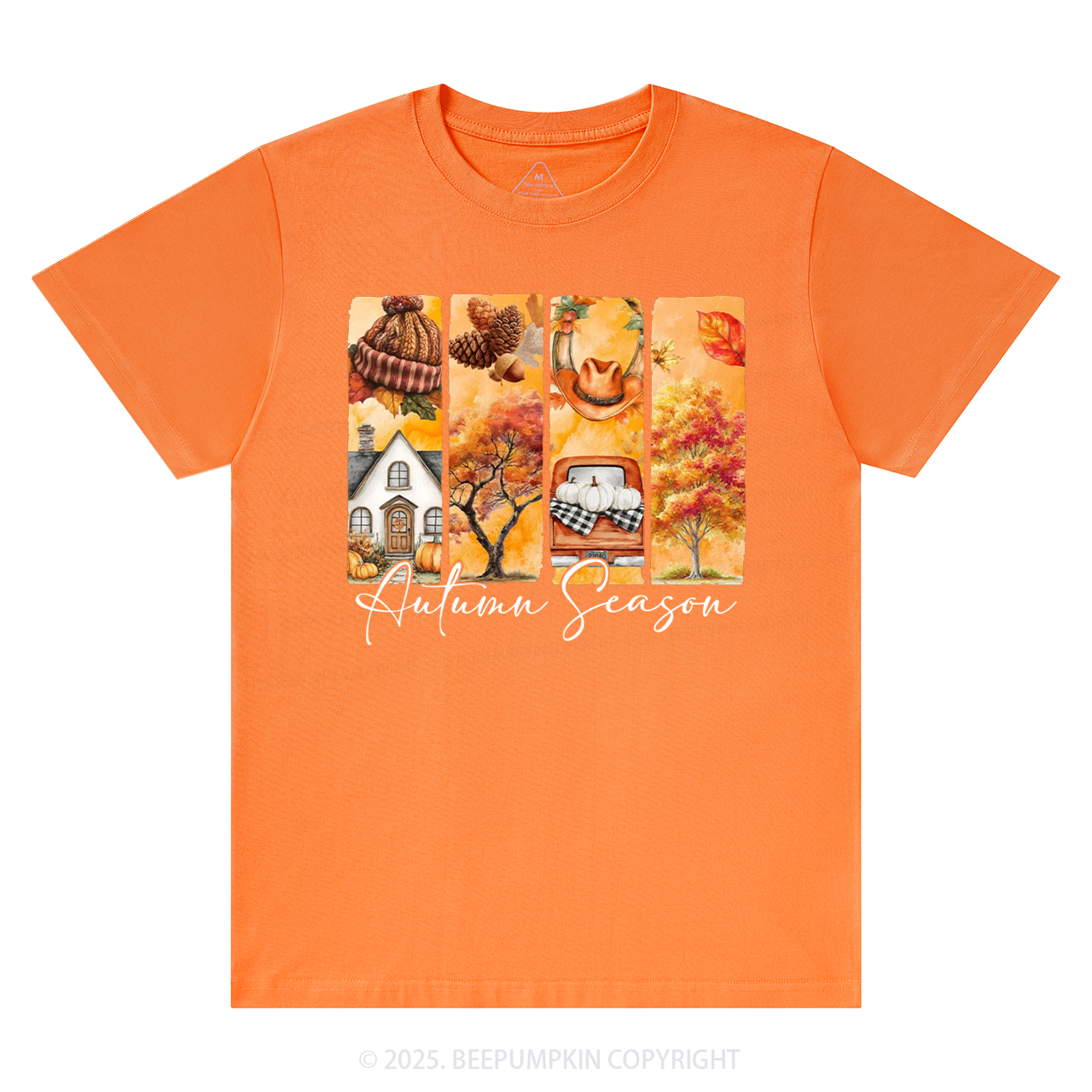 Cozy Autumn Season Brushstroke T-Shirts Beepumpkin 
