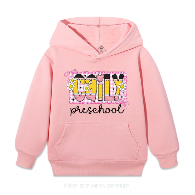 Personalized Graffiti Pencil Name Kid's Hoodies Beepumpkin