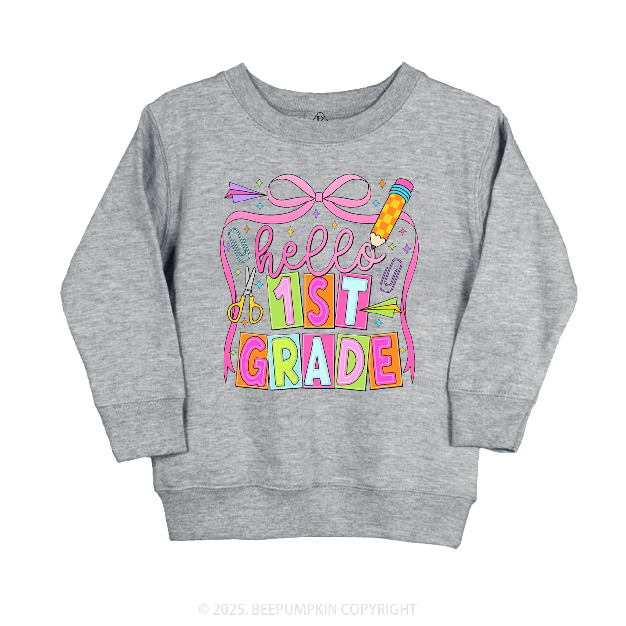 Hello 1st Grade Kid's Sweatshirt