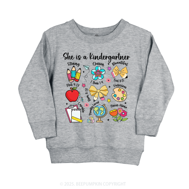 Personalized Bright & Brilliant Grader Kid's Sweatshirt