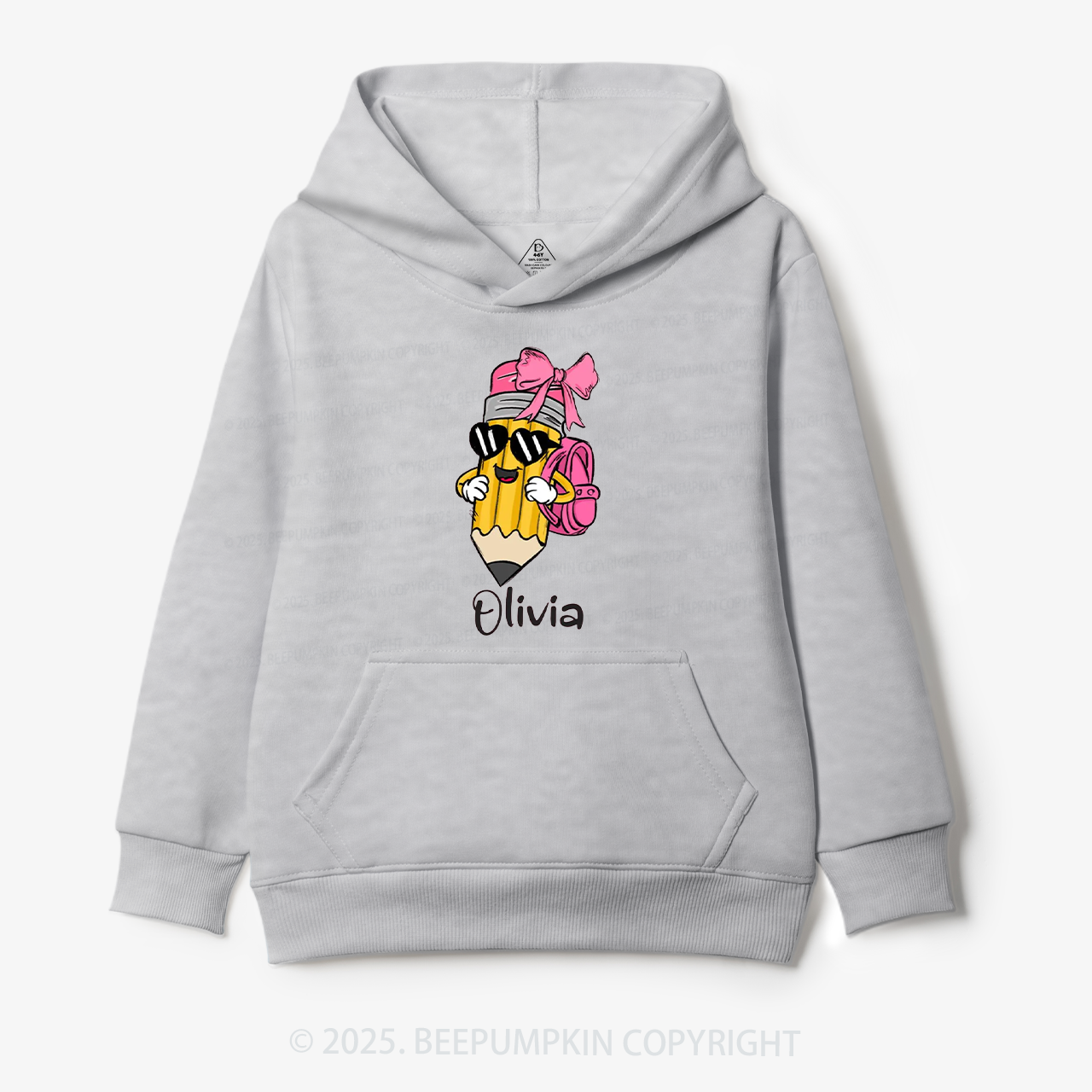 Personalized Boy Girl Pencil Kid's Hoodies Beepumpkin