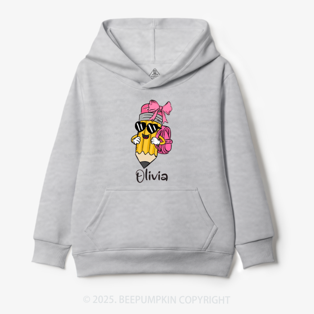 Personalized Boy Girl Pencil Kid's Hoodies Beepumpkin