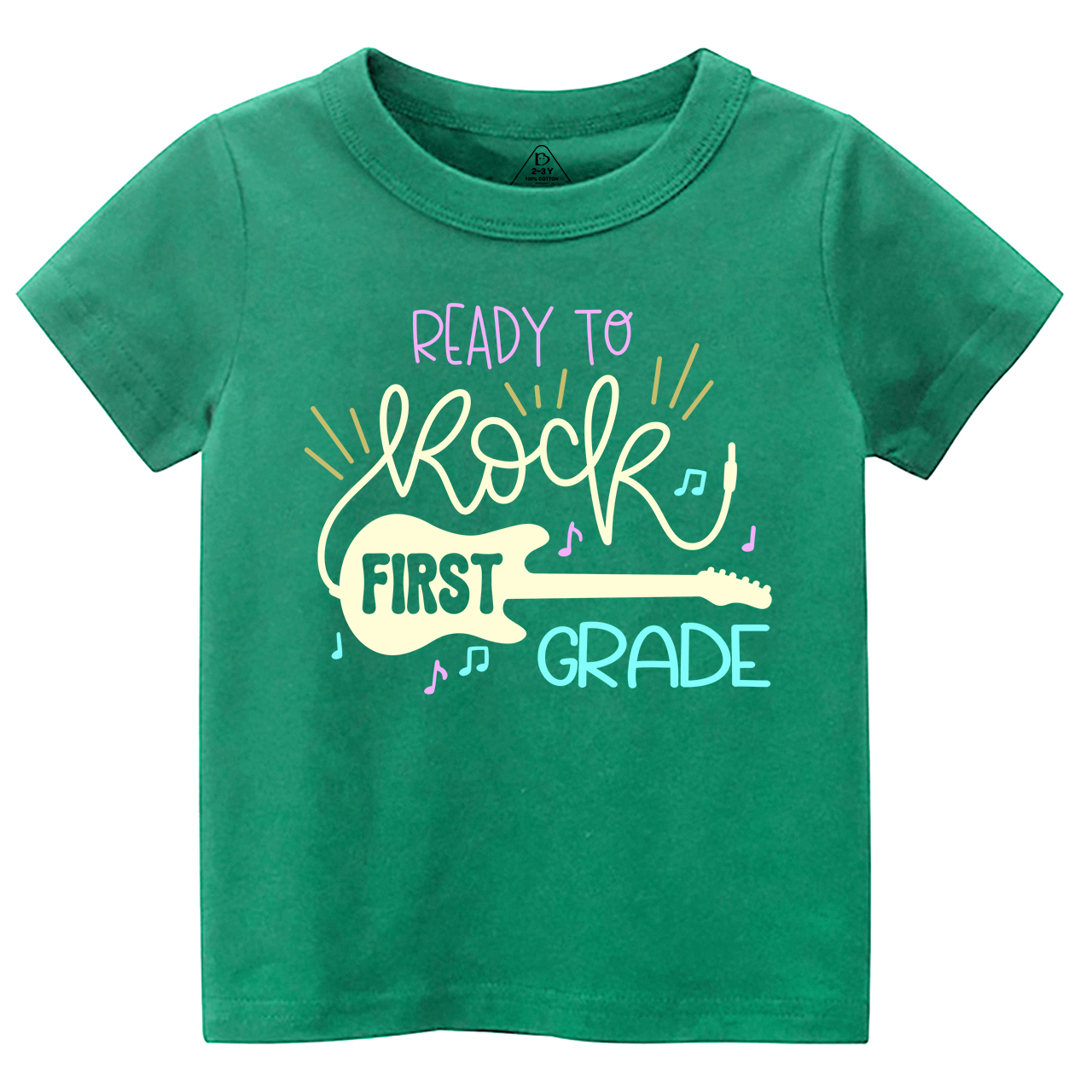 Personalized Ready To Rock First Grade School T-shirts