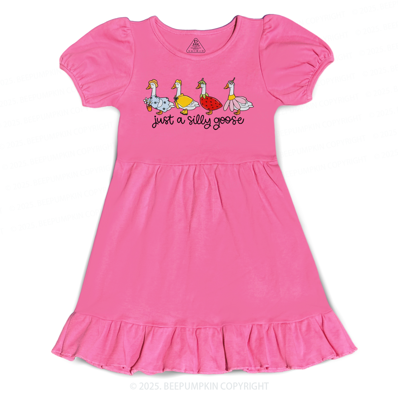 Just A Silly Goose Toddler&Kid's Ruffle Dress Beepumpkin 